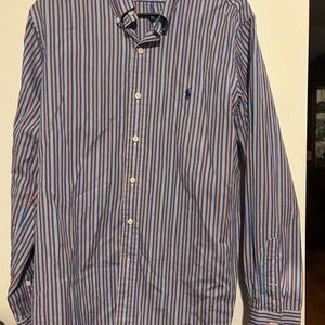 Polo by Ralph Lauren Men's Large Multicolor‎ Striped Shirt